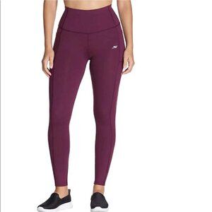 Maroon Skechers High Waist Leggings  Size Medium